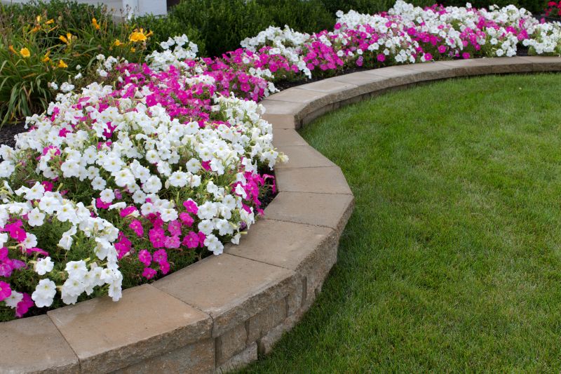 Flowerbed Curbing Installation