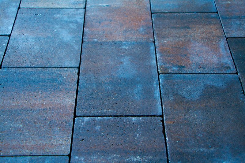 Paver Patio with Textured Surface