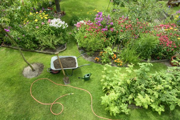 Flower Bed Construction in Bluffton