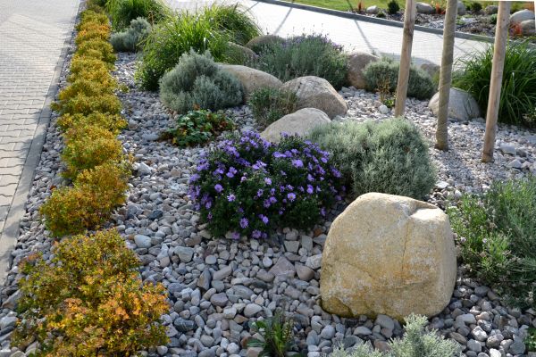 Decorative Rock Installation in Bluffton