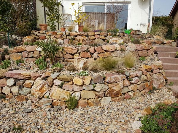 Rock Garden Construction in Bluffton