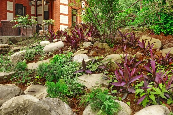 Rock Garden Landscaping in Bluffton